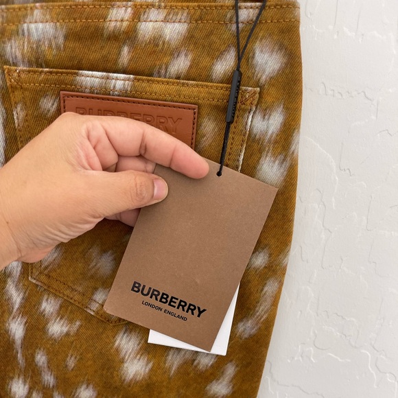 BURBERRY Ladies Honey Printed Jeans Size 29 NWT Retail $800 - Picture 8 of 9